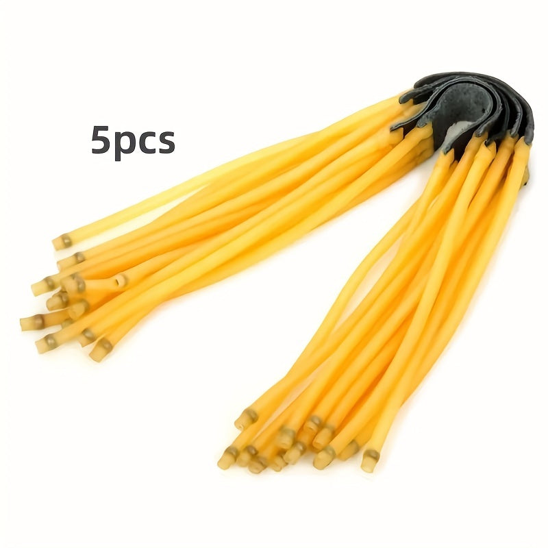 5pcs Slingshot Replacement Bands for Accuracy & Durability