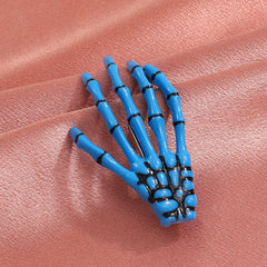 Gothic Skull Hand Bone Hair Clip Blood Skull Hair Clip 1pc
