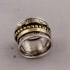 Vintage Men's Zinc Alloy Ring Hip Hop Jewelry Gift