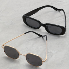 Men's Small Frame Sunglasses UV Resistant Decorative Accessories