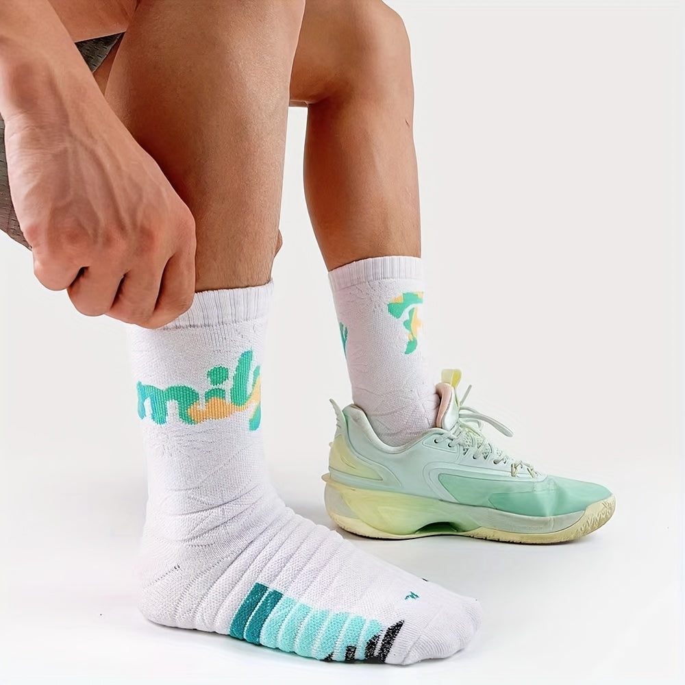 Thickened Basketball Crew Socks for Sports