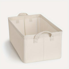 Collapsible Storage Box With Handles - Washable Closet Organizer