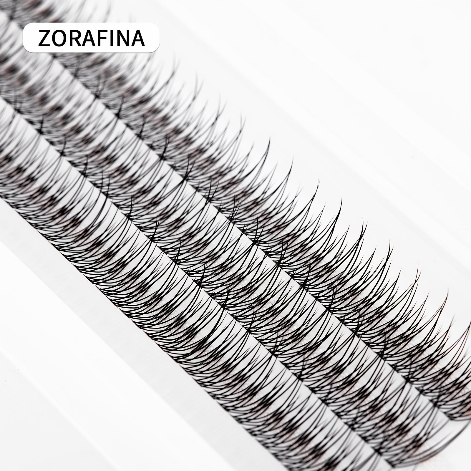 3 Rows Cluster Lashes Fishtail Shape Grafted Eyelashes