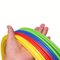 12pcs Colorful Toss Rings for Agility Practice Indoor/Outdoor Play