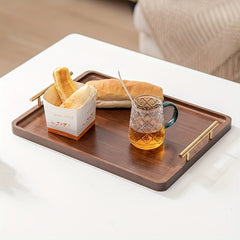 Bamboo Serving Tray Coffee Table Tray Decorative Tray