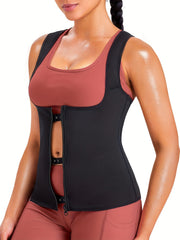 GOTOLY Women's Slimming Racerback Tank Top Sauna Sweat Yoga Sleeveless Top