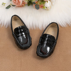 Boys Slip On Loafer Shoes Lightweight Comfortable Non Slip Flat Shoes