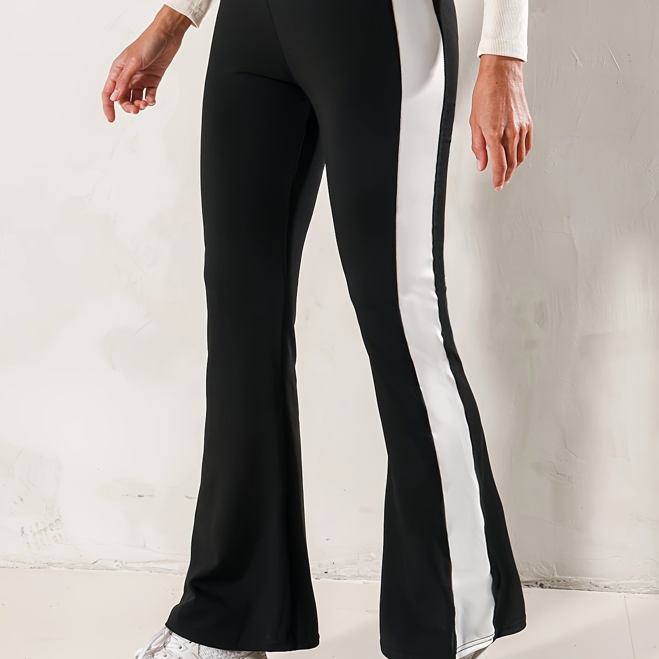 Flare Leg Pants Yoga Running Sports Bell Bottom Pants Women's Activewear