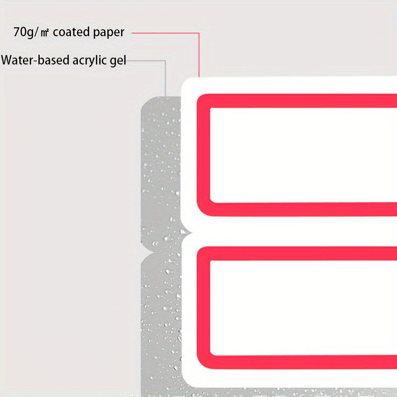 108 Self Adhesive Labeling Paper Name Sorting Stickers