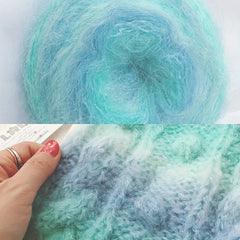 Colorful Mohair Wool for DIY Knitting Soft Gloves Hat Coat Scarf Doll Bag