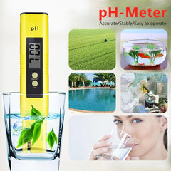 Digital PH Meter 0.01 High Precision Water Tester for Aquarium & Pool