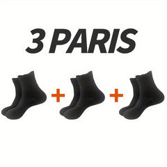 3 Pairs Men's Sport Socks Mesh Comfy Breathable for Training Running
