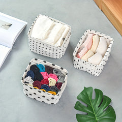 Foldable Fabric Storage Basket: Tabletop Organization