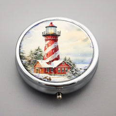 3 Compartment Pill Case Portable Pill Box for Pocket Or Purse