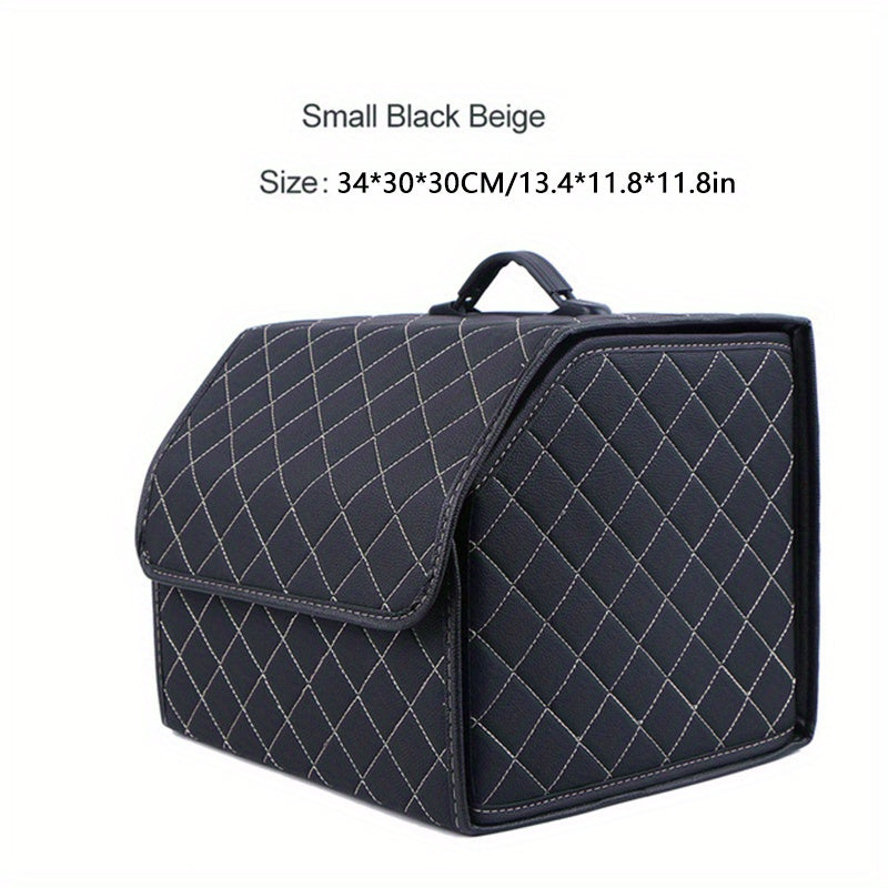 Car Trunk Organizer Storage Box Collapsible Auto Cargo Storage Container