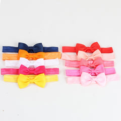 10pcs Baby Headbands Ribbon Bow Hair Accessories