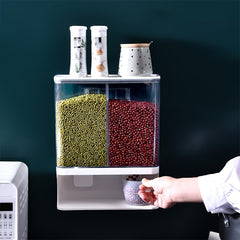 Japanese Plastic Wall-mounted Grain Storage Tank