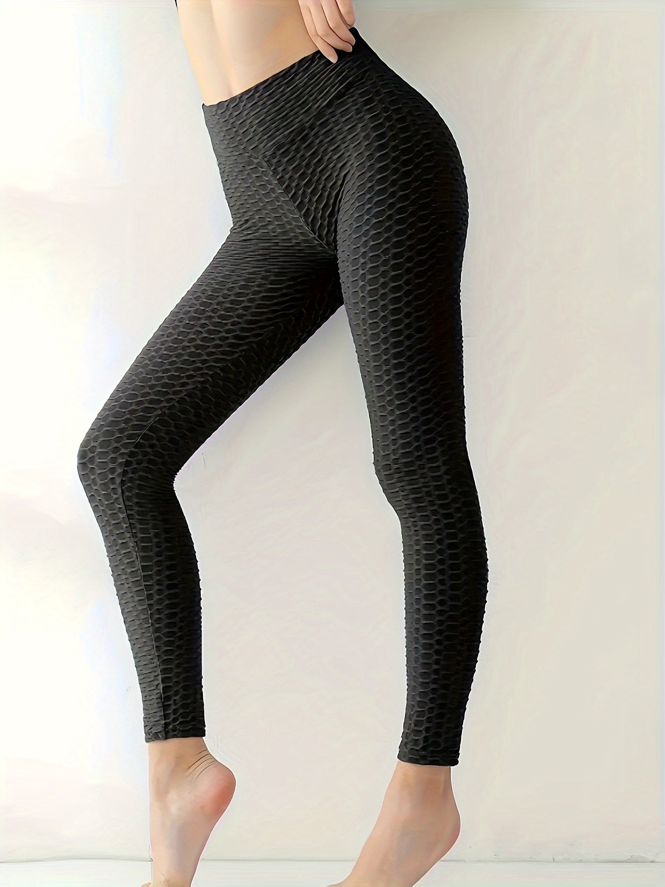 High Stretch Yoga Tight Pants High Waist Sports Running Leggings