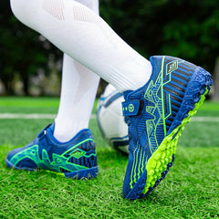 Kids High Top TF Soccer Cleats Lightweight Comfortable Sports Shoes