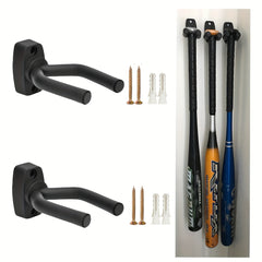 Wall Mounted Vertical Baseball Bat Rack Softball Bat Display Rack