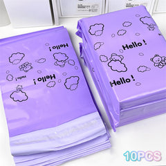 10pcs Pink Waterproof Self Adhesive Seal Bag