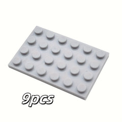 9pcs 4x6 Base Plates Building Blocks Creative DIY Decoration