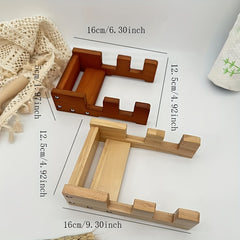 Wooden Serving Board Storage Rack for Kitchen