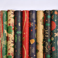 8pcs 50 Christmas Wrapping Paper Gift Boxes Holiday Arts Crafts Decorations