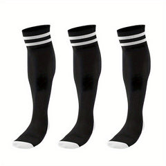 Men's Calf Striped Sport Socks 3 Pairs