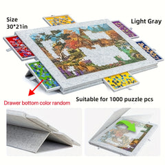 Foldable Puzzle Board Felt Mat for 1000pcs Games