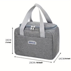 Insulation Bag Outdoor Bento Bag Work Lunch Bag Handbag Hiking Camping Food Stor