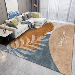 Soft Faux Cashmere Area Rug Non Slip Machine Washable for Living Room & Bedroom