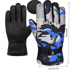 Men's Winter Skiing Gloves Windproof Waterproof