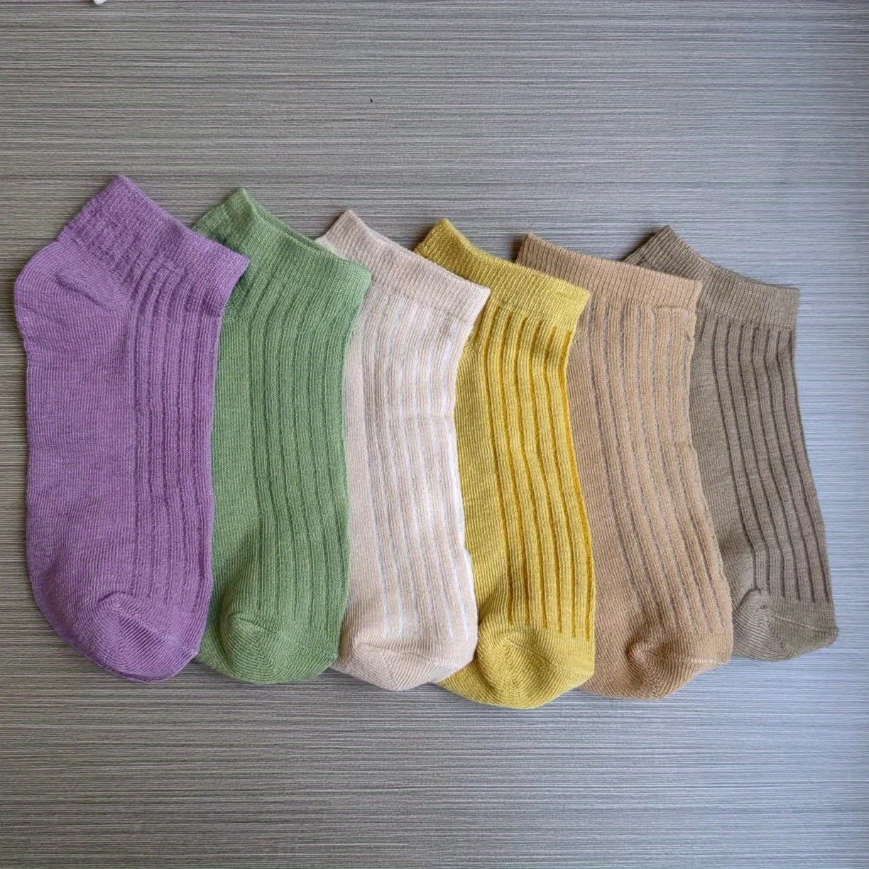10 Pairs Solid Ankle Socks Comfortable & Breathable Low Cut Women's Stockings