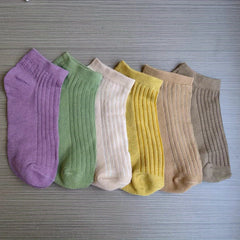 10 Pairs Solid Ankle Socks Comfortable & Breathable Low Cut Women's Stockings