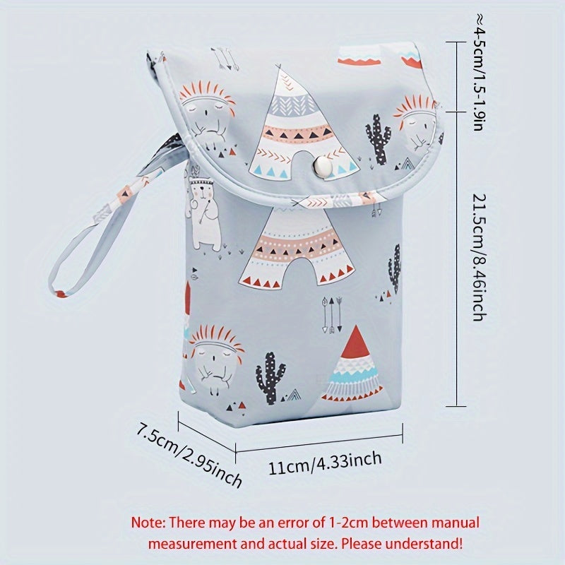 Waterproof Reusable Large Capacity Diaper Bag Handbag