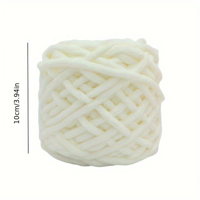 Soft Polyester Blended Crochet Yarn for DIY Scarves and Hats