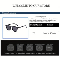 Round Sunglasses Casual Anti Glare UV400