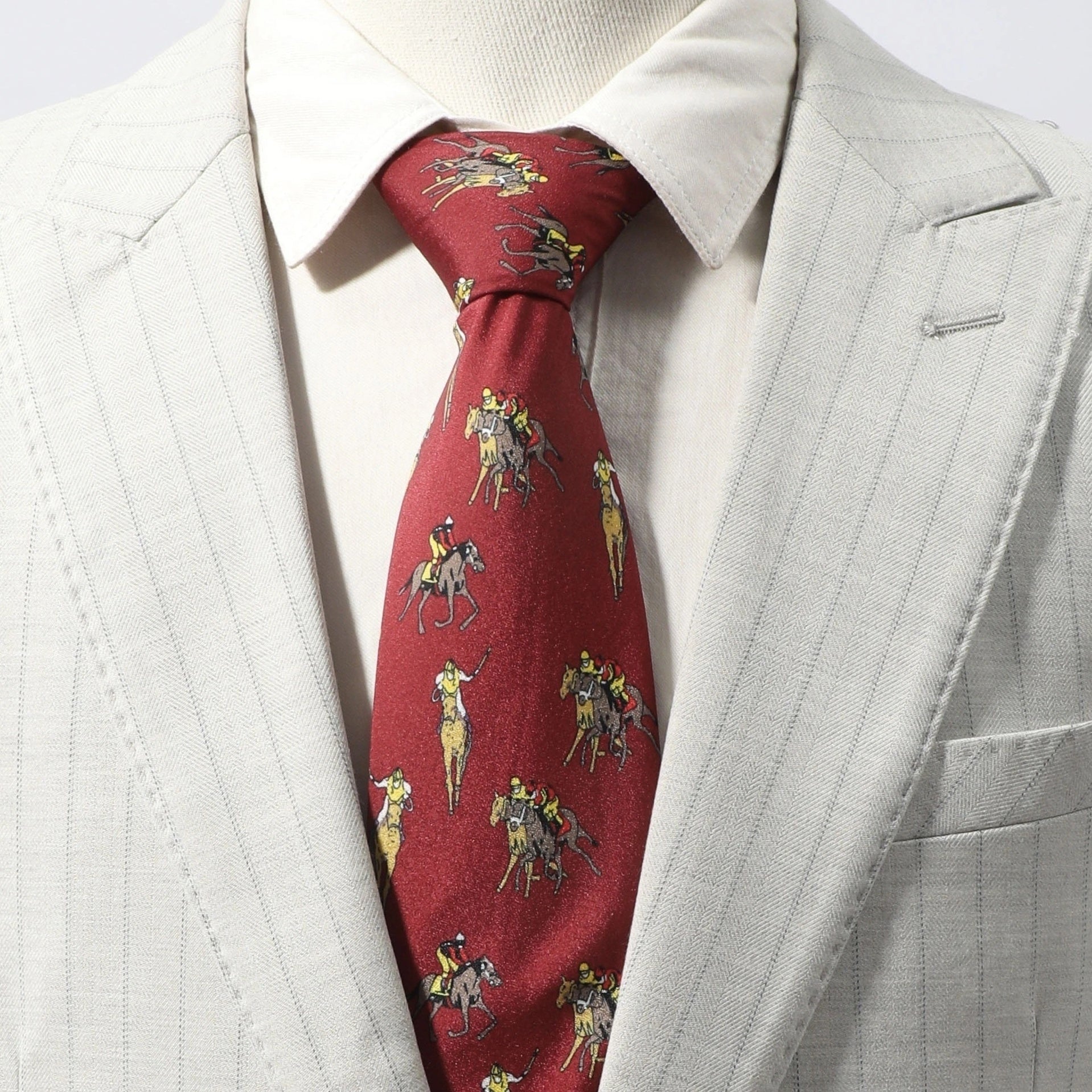 Men's Horse Racing Tie for Business Parties