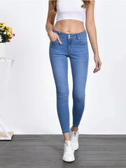 High Waist Slim Fit Skinny Jeans for Women