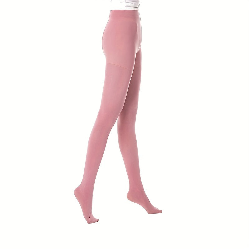 Opaque Solid Tights High Waist Pantyhose Women's Stockings