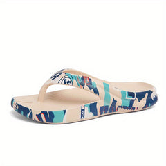 Men's Graphic Thong Sandals Casual Non Slip Flip flops Shoes