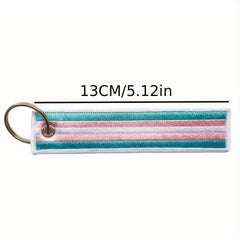Pride Month LGBT Theme Rainbow Keychain Pendant