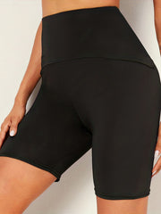 Solid High Waist Skinny Leggings Sexy Hip lifting Leggings For All Season