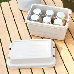 7pcs Outdoor Camping Mini Storage Boxes w/ Bottle for Travel, Barbecue, Camping