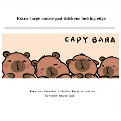 80x30cm Capybara Mouse Pad - Oversized Desk Pad