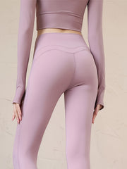 High Waist Seamless Yoga Pants Butt Lifting Fitness Slim Fit Yoga L