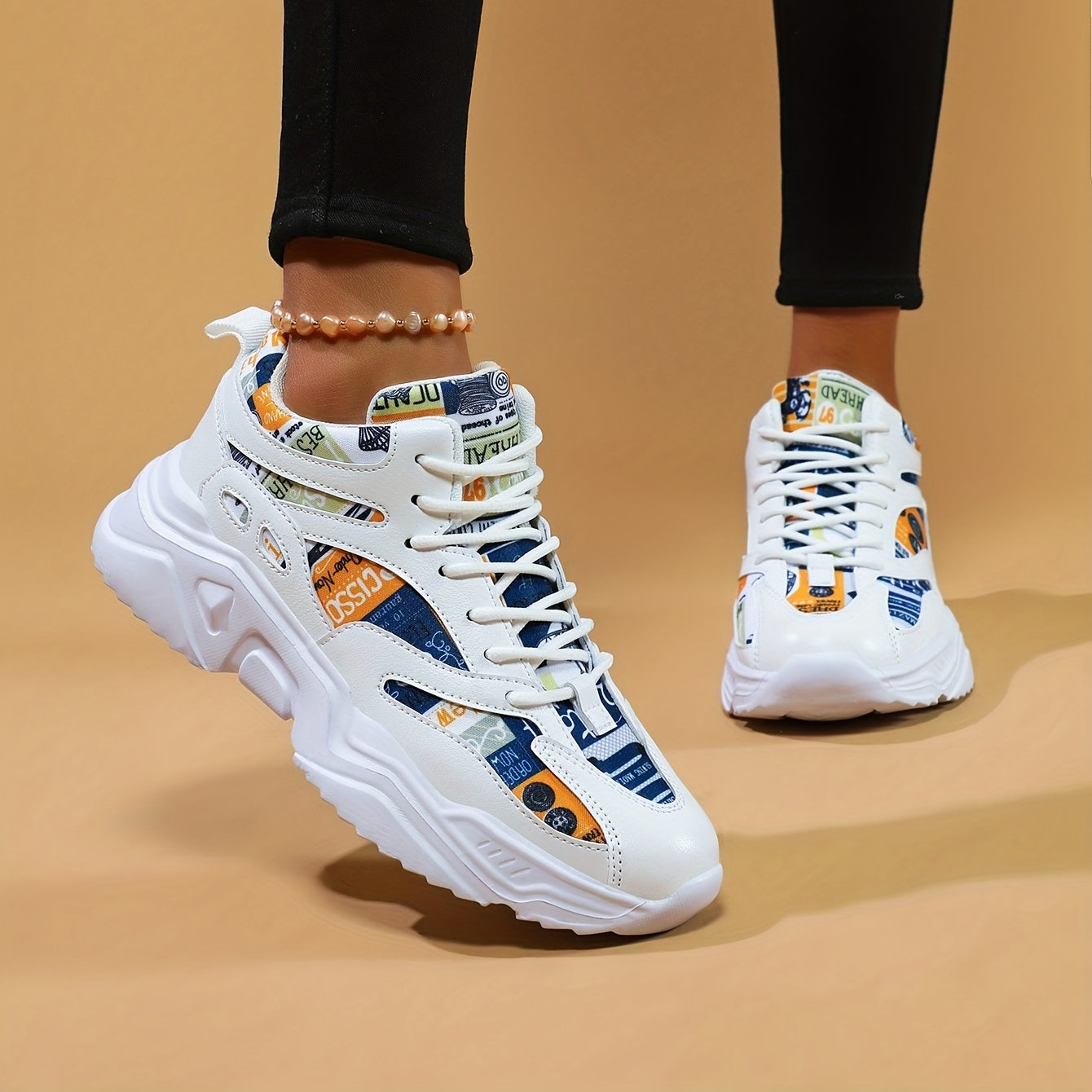 Women's Comfort Running Shoes Lace Up Walking Shoes
