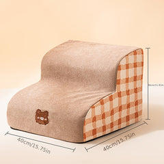 Portable Pet Dog Stairs Small Dogs Washable Dog Ramp Climbing Ladder