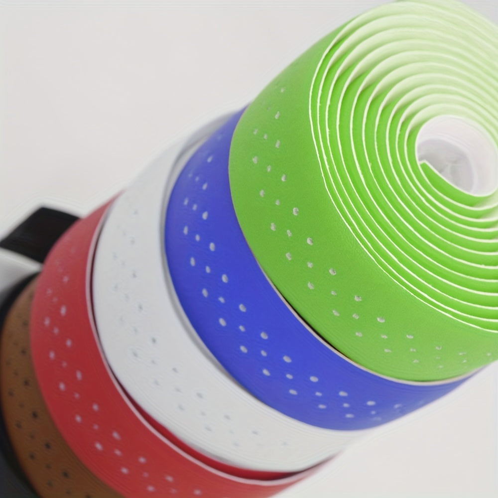 2pcs Non Slip Bike Handlebar Tape for Shock Absorption & Breathability
